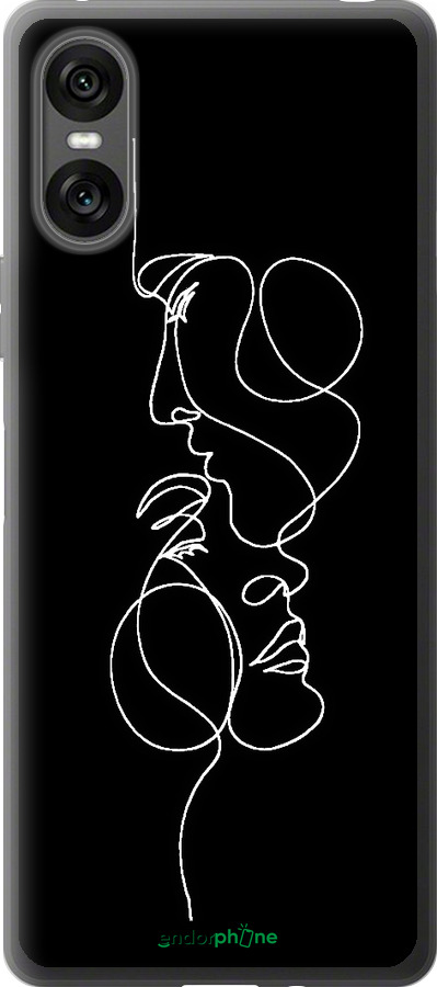 Силиконовый чехол Пара для Sony Xperia 10 VI - 4457u-3976 изображение 