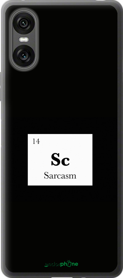 Силиконовый чехол Сарказм для Sony Xperia 10 VI - 4501u-3976 изображение 