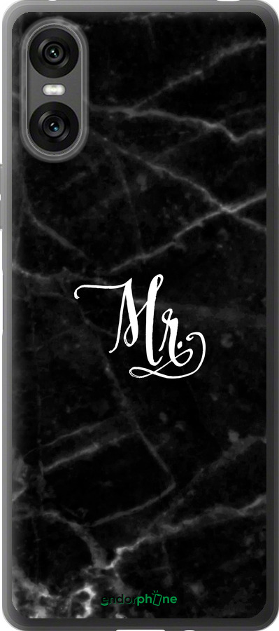 Силиконовый чехол Мрамор1 для Sony Xperia 10 VI - 4582u-3976 изображение 