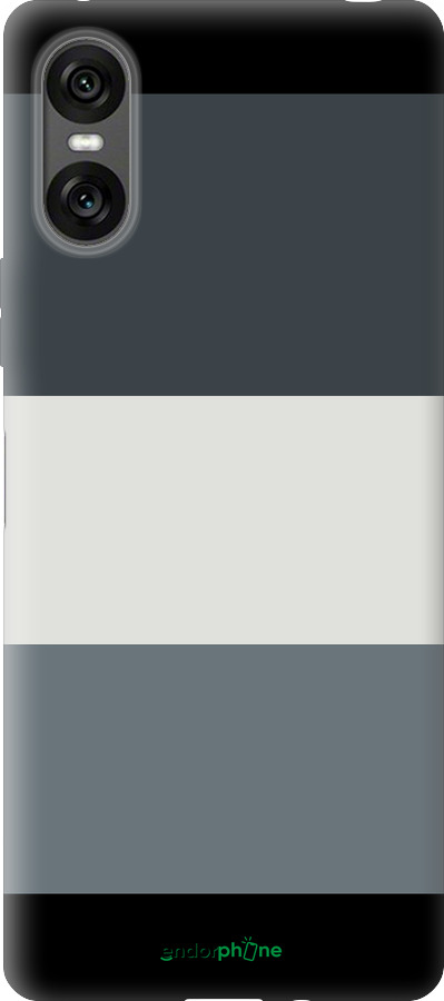 Силиконовый чехол Полосы для Sony Xperia 10 VI - 4588u-3976 изображение 