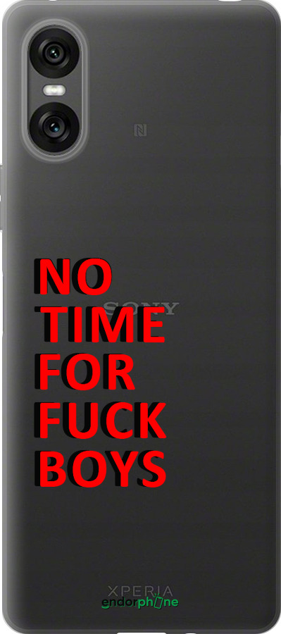Силиконовый чехол Нет времени для Sony Xperia 10 VI - 4635u-3976 изображение 