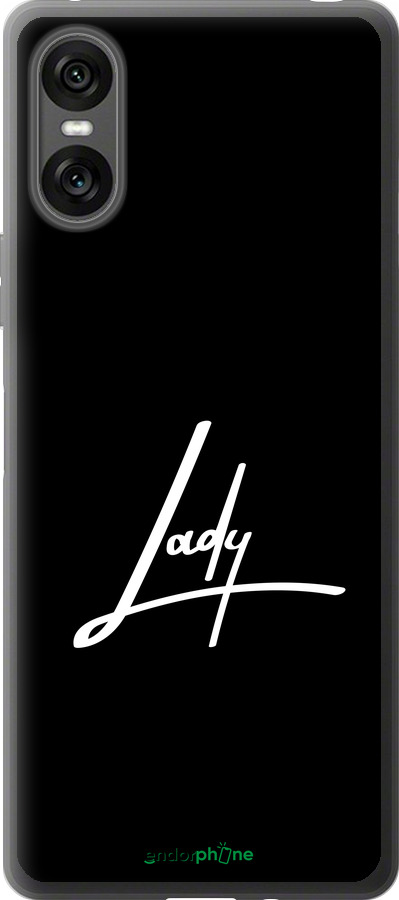 Силіконовий чехол Lady 2 для Sony Xperia 10 VI - 4867u-3976 изображение 