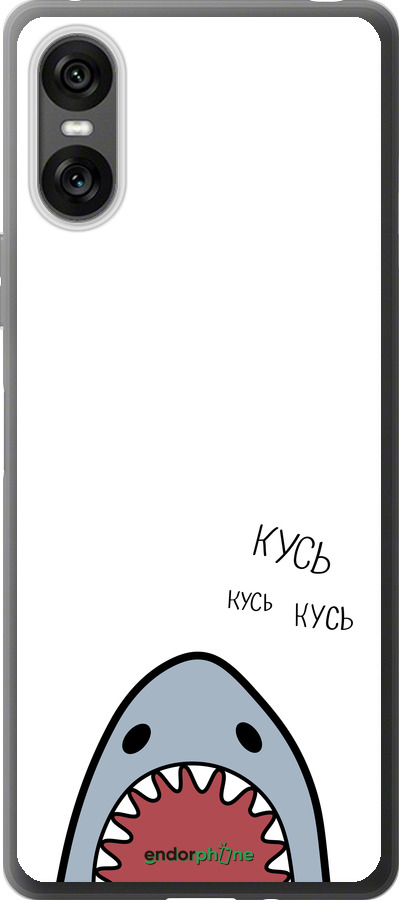Силиконовый чехол Акула для Sony Xperia 10 VI - 4870u-3976 изображение 