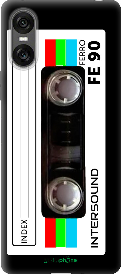Силіконовий чехол Касета з 90 для Sony Xperia 10 VI - 4894u-3976 изображение 