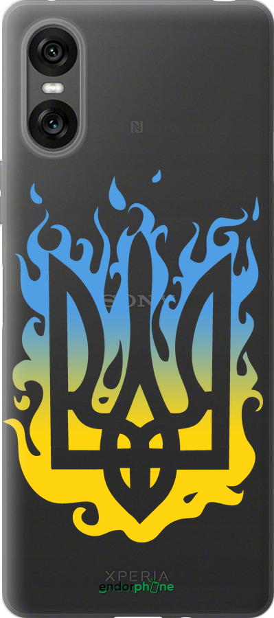 Силиконовый чехол Герб v1 для Sony Xperia 10 VI - 5258u-3976 изображение 