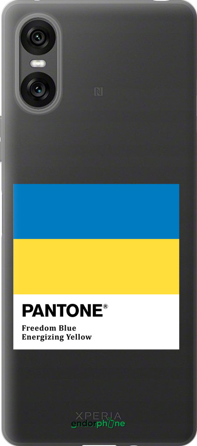 Силиконовый чехол Прапор Пантон для Sony Xperia 10 VI - 5275u-3976 изображение 