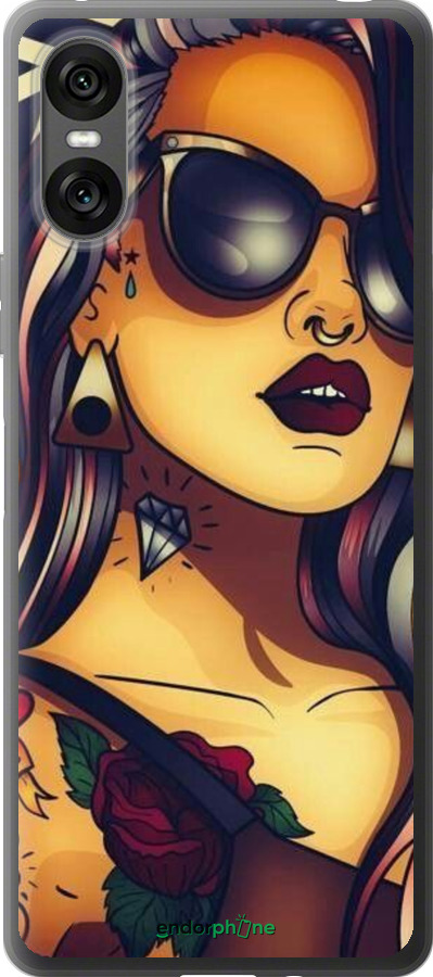 Силиконовый чехол № 5384 для Sony Xperia 10 VI - 5384u-3976 изображение 