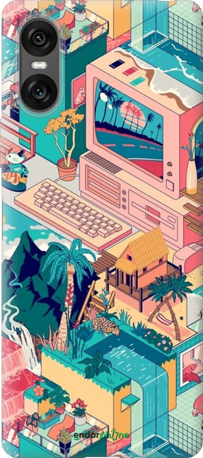 Силиконовый чехол № 5393 для Sony Xperia 10 VI - 5393u-3976 изображение 