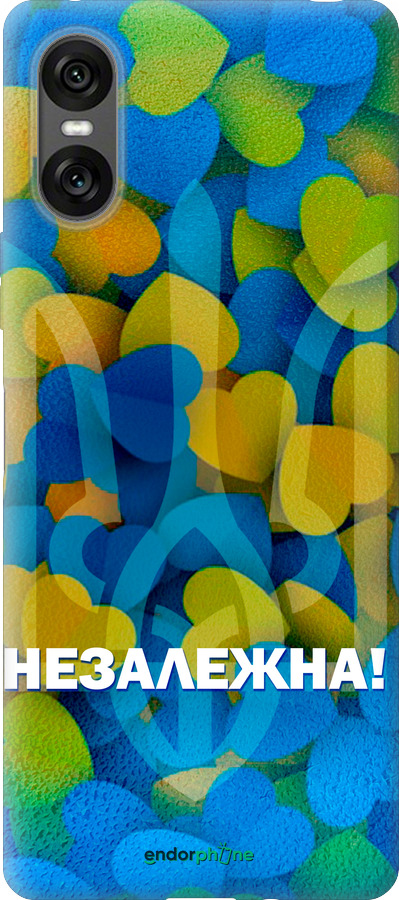 Силиконовый чехол Незалежна для Sony Xperia 10 VI - 5447u-3976 изображение 