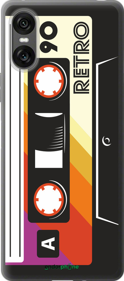 Силиконовый чехол Кассета с90 v4 для Sony Xperia 10 VI - 5532u-3976 изображение 