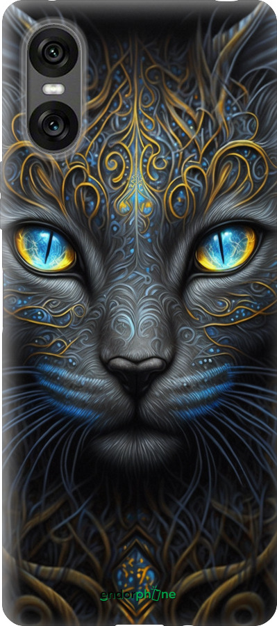 Силиконовый чехол Кошка для Sony Xperia 10 VI - 5548u-3976 изображение 