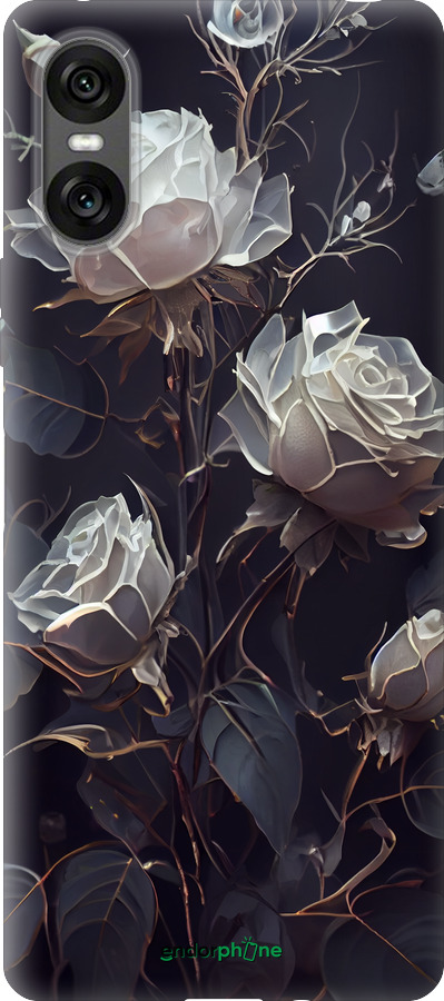 Силіконовий чехол Троянди 2 для Sony Xperia 10 VI - 5550u-3976 изображение 