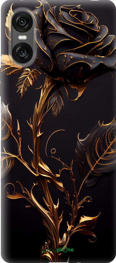 Силіконовий чехол Троянда 3 для Sony Xperia 10 VI - 5552u-3976 изображение 