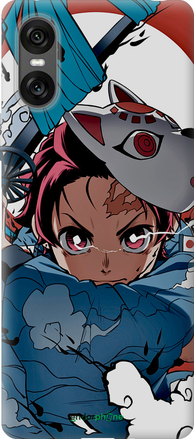 Силіконовий чехол Танджиро Камадо для Sony Xperia 10 VI - 5574u-3976 изображение 