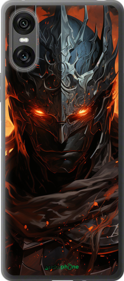 Силиконовый чехол Темный рыцарь для Sony Xperia 10 VI - 5650u-3976 изображение 