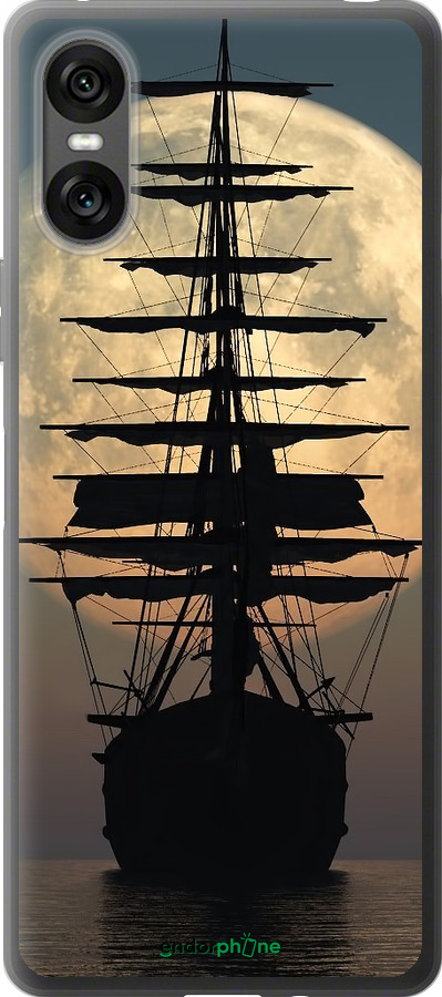 Силиконовый чехол Корабль для Sony Xperia 10 VI - 5998u-3976 изображение 