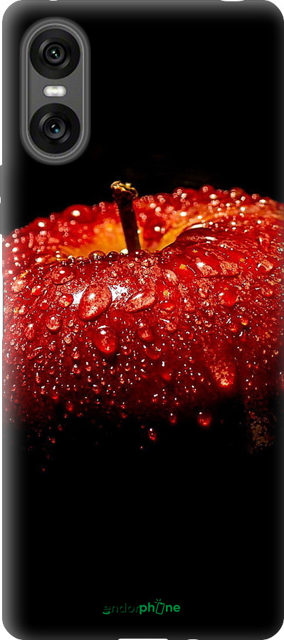 Силиконовый чехол Яблоко для Sony Xperia 10 VI - 6022u-3976 изображение 