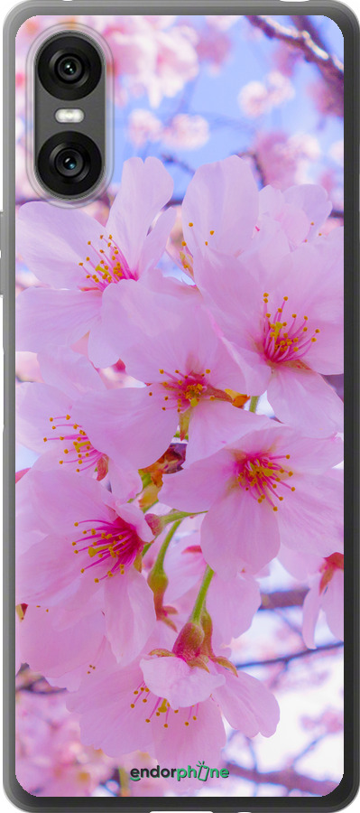 Силиконовый чехол Сакура для Sony Xperia 10 VI - 6029u-3976 изображение 