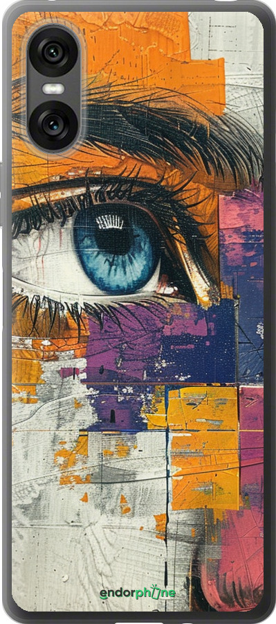 Силиконовый чехол Цветная фреска для Sony Xperia 10 VI - 6032u-3976 изображение 