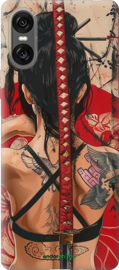 Силиконовый чехол Тайна катаны для Sony Xperia 10 VI - 6074u-3976 изображение 