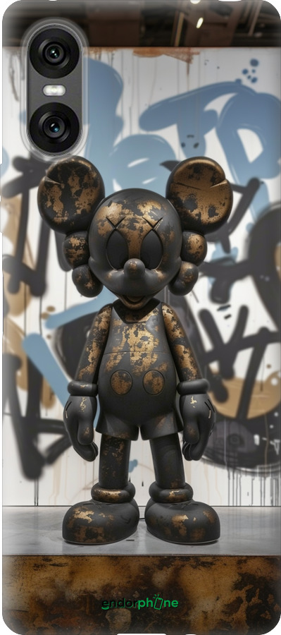 Силиконовый чехол Bronze kaws v2 для Sony Xperia 10 VI - 6098u-3976 изображение 