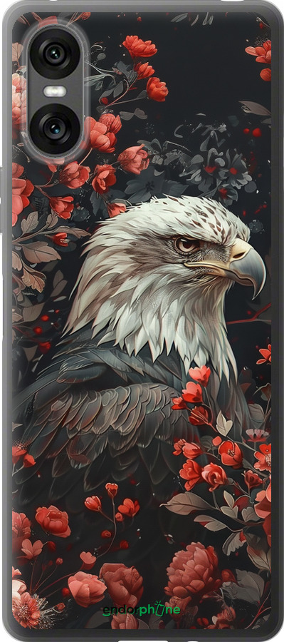 Силиконовый чехол Цветочный страж для Sony Xperia 10 VI - 6102u-3976 изображение 