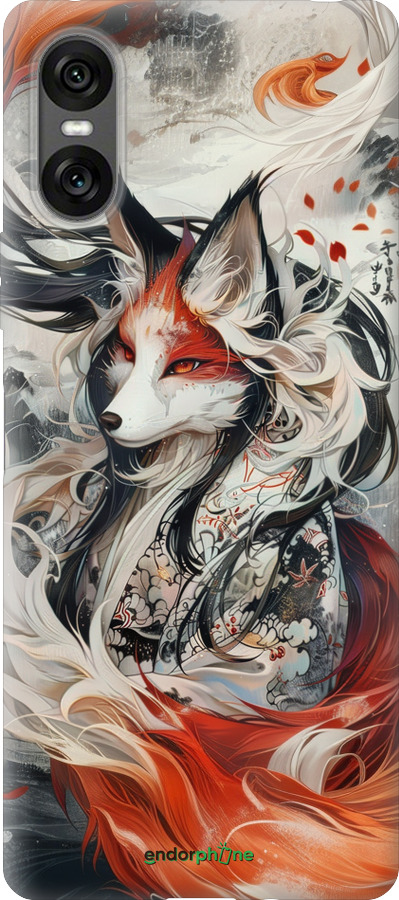Силиконовый чехол Дух кицунэ' для Sony Xperia 10 VI - 6107u-3976 изображение 