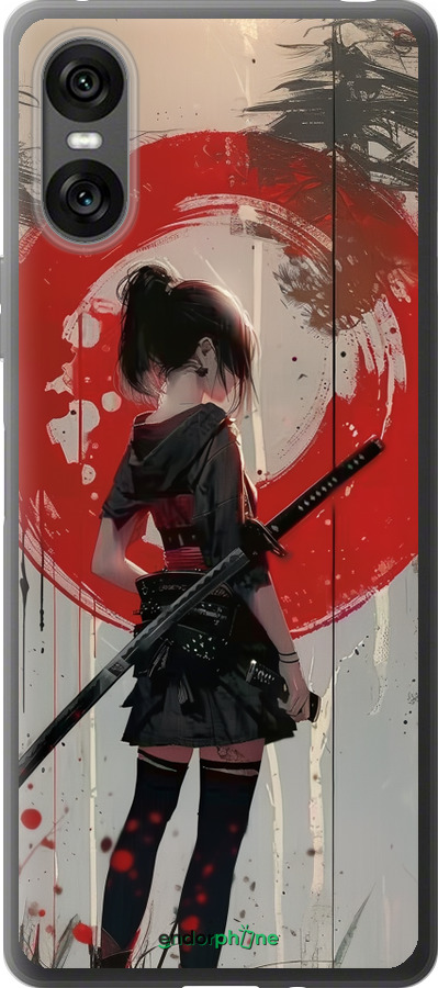 Силіконовий чехол Сутінки воїна: Танок з катаною для Sony Xperia 10 VI - 6123u-3976 изображение 