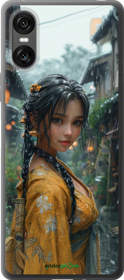 Силиконовый чехол Anime-girl для Sony Xperia 10 VI - 6133u-3976 изображение 