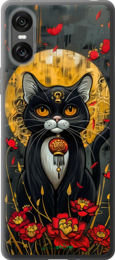 Силиконовый чехол China Cat для Sony Xperia 10 VI - 6134u-3976 изображение 