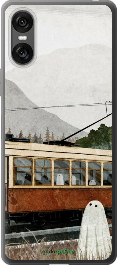 Силиконовый чехол Призрак 2 для Sony Xperia 10 VI - 6247u-3976 изображение 