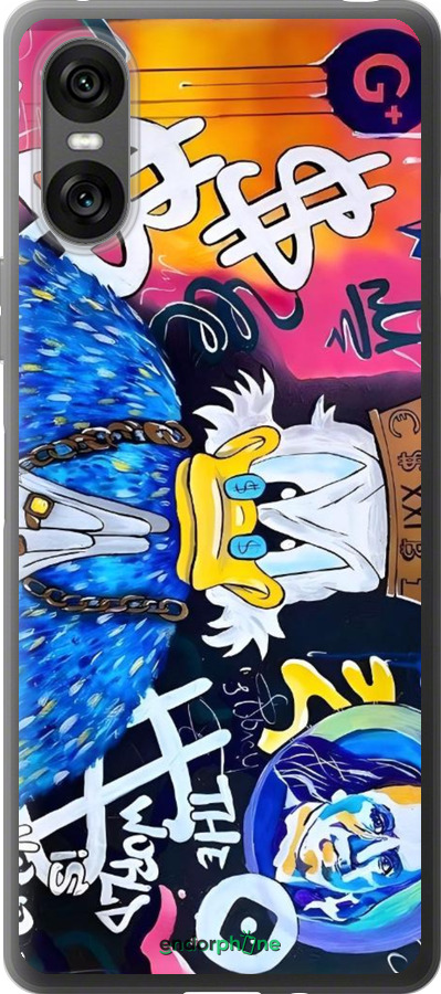 Силиконовый чехол Скрудж 2 для Sony Xperia 10 VI - 6285u-3976 изображение 