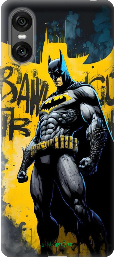 Силиконовый чехол Бетмен для Sony Xperia 10 VI - 6290u-3976 изображение 