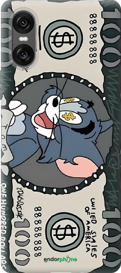 Силиконовый чехол Том и джерри для Sony Xperia 10 VI - 6291u-3976 изображение 