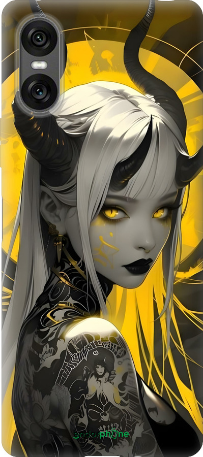 Силіконовий чехол Аніме демон 2 для Sony Xperia 10 VI - 6309u-3976 изображение 