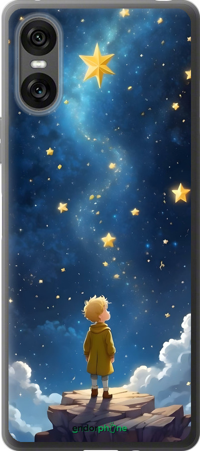 Силиконовый чехол Маленький принц для Sony Xperia 10 VI - 6326u-3976 изображение 