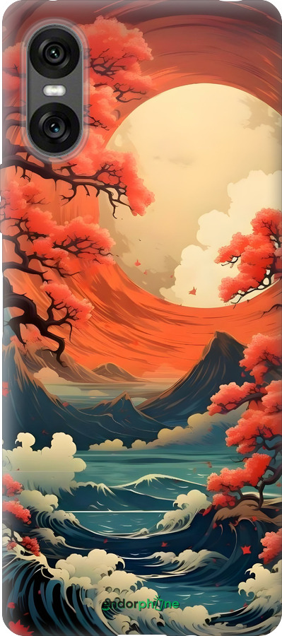 Силиконовый чехол Природа японии для Sony Xperia 10 VI - 6327u-3976 изображение 