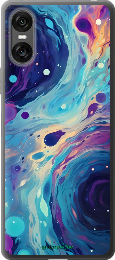 Силиконовый чехол Арт акварель для Sony Xperia 10 VI - 6329u-3976 изображение 