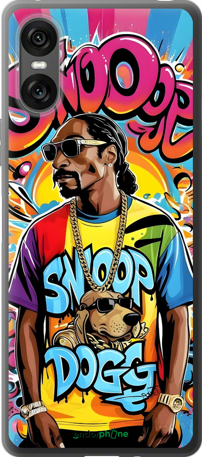 Силиконовый чехол Снуп дог для Sony Xperia 10 VI - 6348u-3976 изображение 