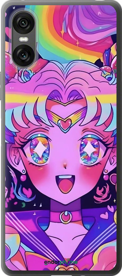 Силиконовый чехол Сейлор Мун 3 для Sony Xperia 10 VI - 6352u-3976 изображение 