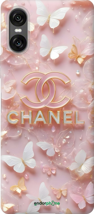 Силиконовый чехол Шанель для Sony Xperia 10 VI - 6366u-3976 изображение 