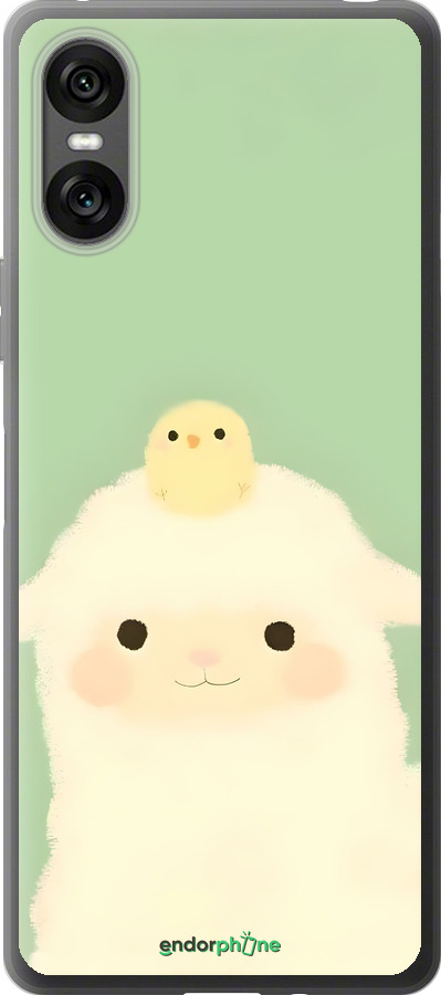 Силіконовий чехол Барашек и ципленок для Sony Xperia 10 VI - 6369u-3976 изображение 