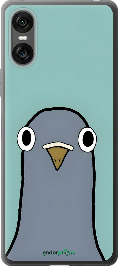 Силиконовый чехол Голубь для Sony Xperia 10 VI - 6388u-3976 изображение 