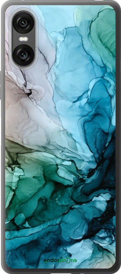 Силіконовий чехол З абстрактним малюнком барвисті Солоні береги для Sony Xperia 10 VI - 6405u-3976 изображение 