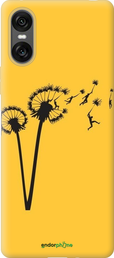 Силіконовий чехол Мінімалізм кульбаби для Sony Xperia 10 VI - 6449u-3976 изображение 