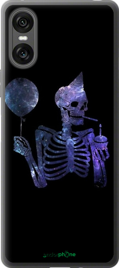 Силіконовий чехол Скелетне мистецтво для Sony Xperia 10 VI - 6536u-3976 изображение 
