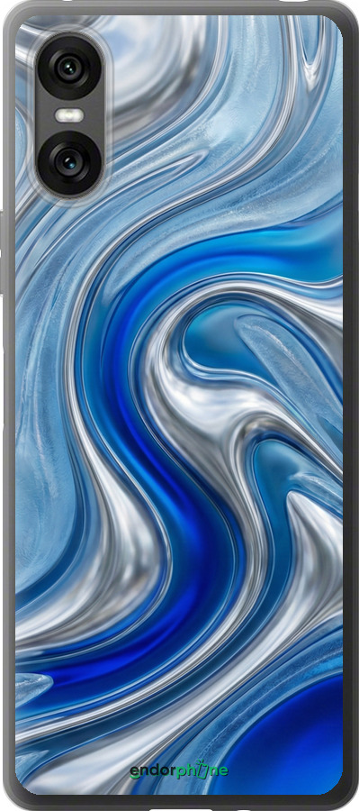 Силиконовый чехол Liquid Chrome для Sony Xperia 10 VI - 6781u-3976 изображение 