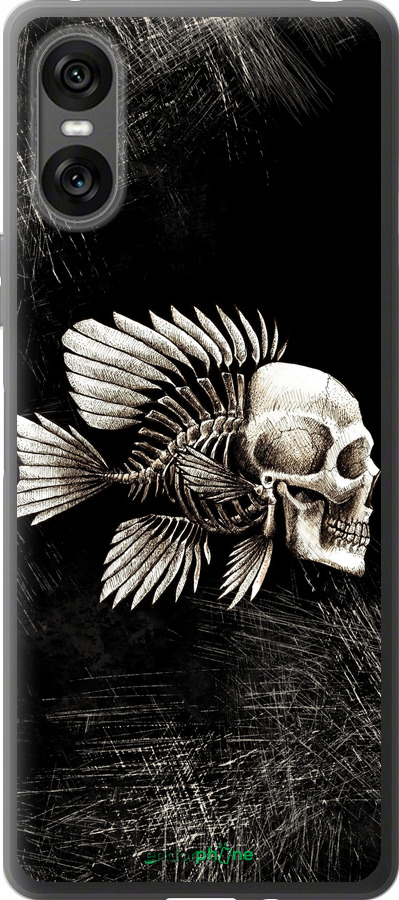 Силиконовый чехол Рыбо-человек для Sony Xperia 10 VI - 683u-3976 изображение 