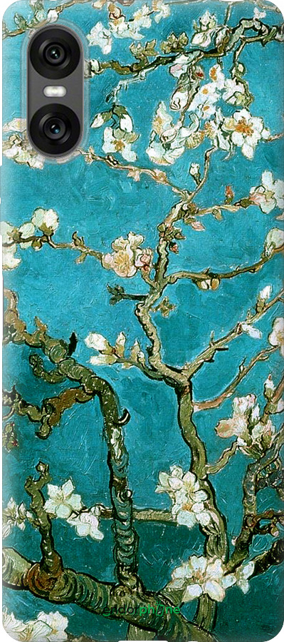 Силиконовый чехол Винсент Ван Гог. Сакура для Sony Xperia 10 VI - 841u-3976 изображение 