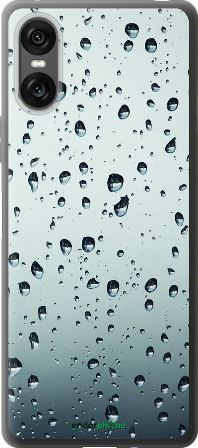 Силиконовый чехол Стекло в каплях для Sony Xperia 10 VI - 848u-3976 изображение 